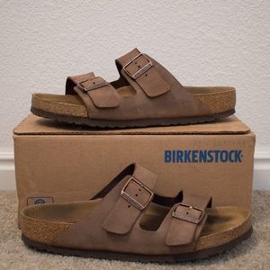 Arizona Oiled Leather Tobacco Brown (Soft Footbed)